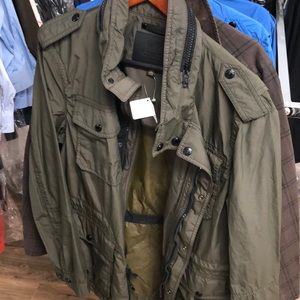 New Coach Men’s Olive Green Wyatt Field Jacket